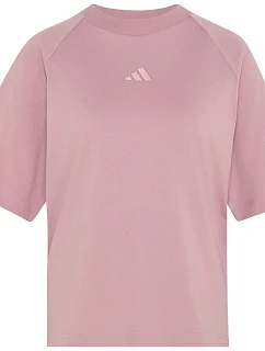 Dámské tričko adidas Kit Small Logo v pudrově růžové barvě KT0296