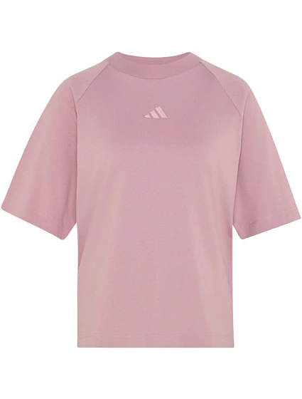 Dámské tričko adidas Kit Small Logo v pudrově růžové barvě KT0296 Dámské tričko adidas Kit Small Logo v pudrově růžové barvě KT0296