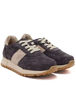 Skórzane półbuty damskie sneakersy brązowe Potocki 40354 dámské Skórzane półbuty damskie sneakersy brązowe Potocki 40354 dámské