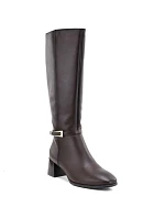 Skórzane damskie na brązowe Sergio model 22553956 - LEONE Skórzane damskie na brązowe Sergio model 22553956 - LEONE