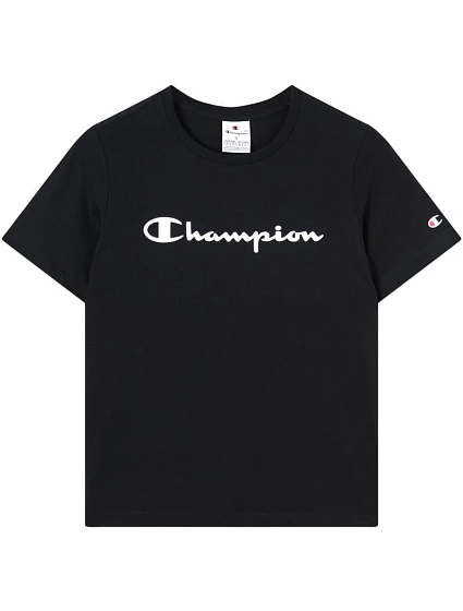 Koszulka damska Short Sleeve czarna model 22556287 KK001 - CHAMPION Koszulka damska Short Sleeve czarna model 22556287 KK001 - CHAMPION