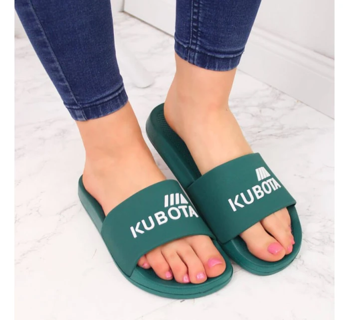 Plážové žabky bazén základní zelená Kubota Plážové žabky bazén základní zelená Kubota