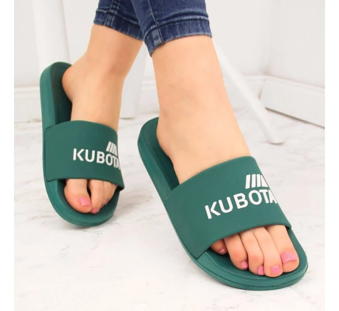 Plážové žabky bazén základní zelená Kubota Plážové žabky bazén základní zelená Kubota