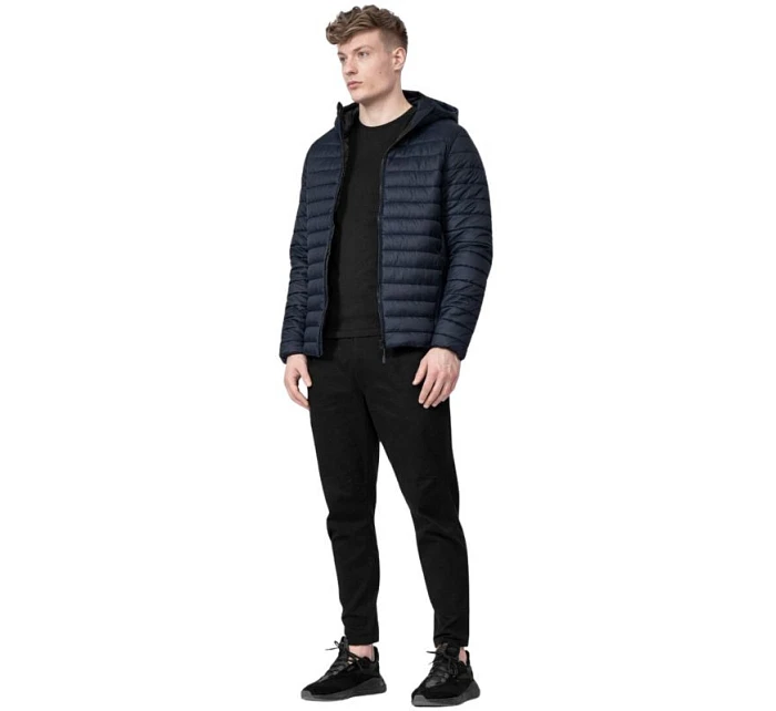 Pánská bunda model 17281696 tmavě modrá - 4F Pánská bunda model 17281696 tmavě modrá - 4F