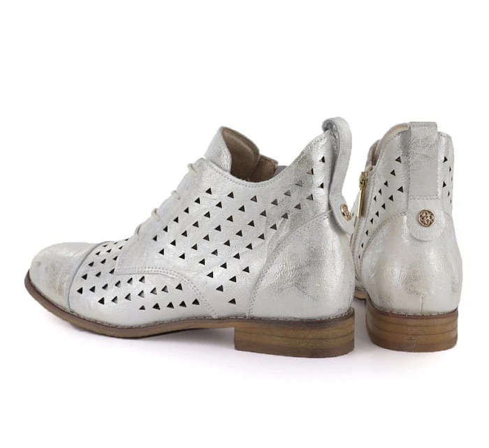 Plošinové pytle s ornamentem Potocki W WOL106B bílá Plošinové pytle s ornamentem Potocki W WOL106B bílá