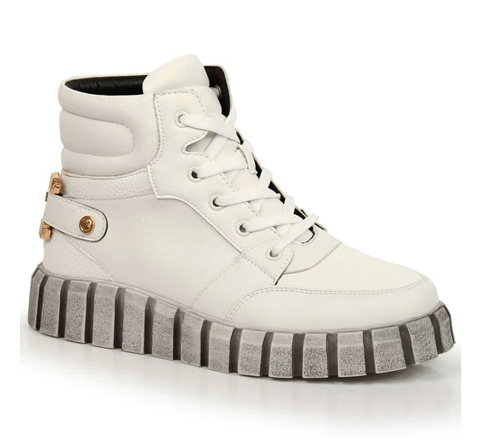 Plošinové pytle s ornamentem Potocki W WOL106B bílá Plošinové pytle s ornamentem Potocki W WOL106B bílá