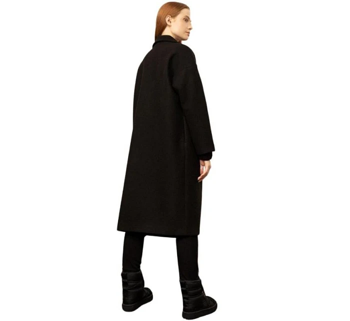 dámský tmavě černý kabát model 21887735 20S - Outhorn dámský tmavě černý kabát model 21887735 20S - Outhorn