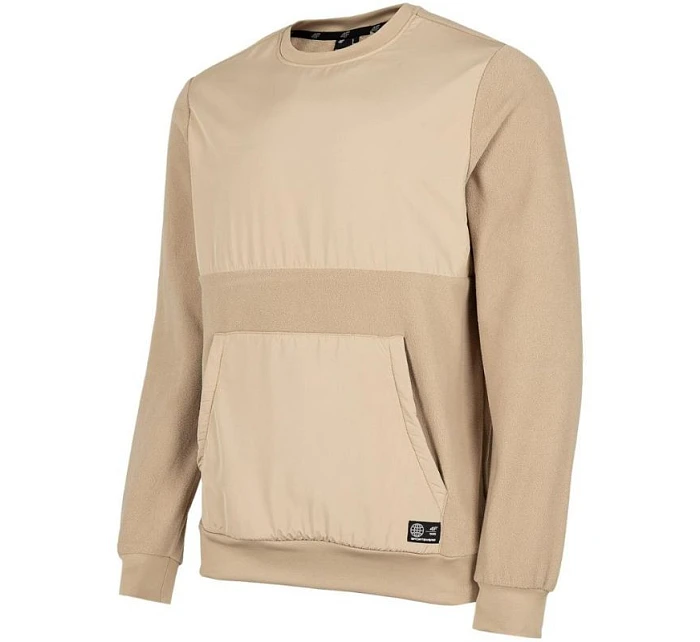 Pánská fleecová mikina s kapucí M H4Z22BLM01082S - 4F Pánská fleecová mikina s kapucí M H4Z22BLM01082S - 4F