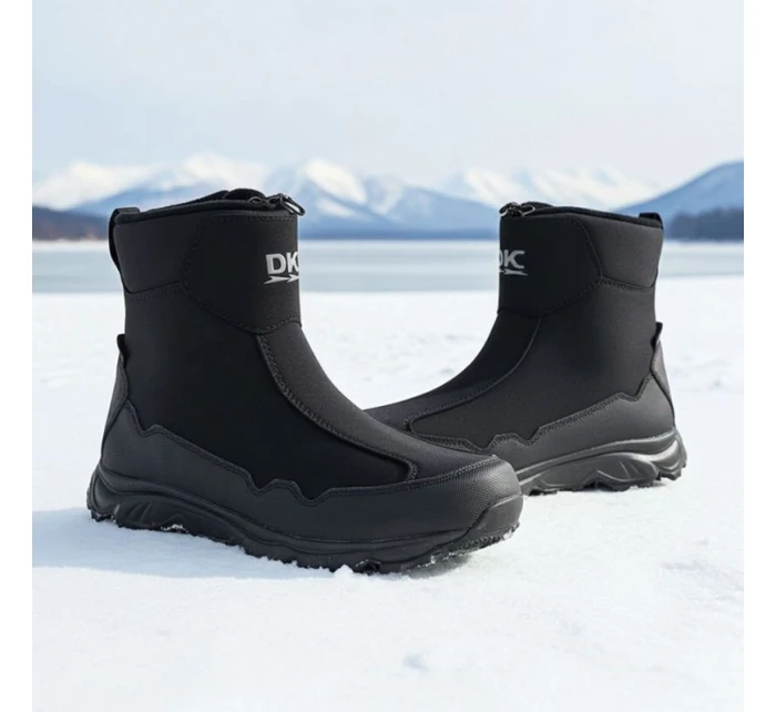 DK Jr DK58A nepromokavé zateplené sněhové boty černé DK Jr DK58A nepromokavé zateplené sněhové boty černé