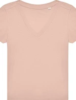 B&C #E150 V /women Dámské tričko s výstřihem do V 01.014T soft rose