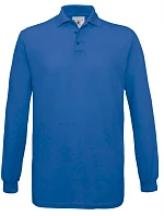 B&C Safran LSL Piqué polo s dlouhým rukávem 01.0414 royal blue