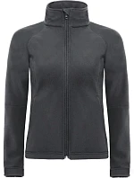 B&C Hooded Softshell /women Dámská 3-vrstvá softshellová bunda s kapucí 01.0937 dark grey