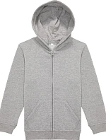 B&C ID.334 Zip Hood /kids Dětská mikina s kapucí 01.K334 sport grey