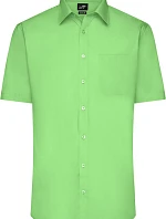 Daiber JN 680 Popelínová košile s krátkým rukávem 02.0680 lime green