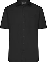 Daiber JN 684 Mikro keprová košile s krátkým rukávem 02.0684 black