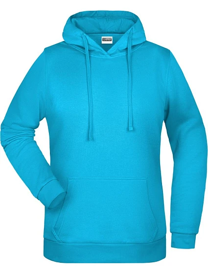 Daiber JN 795 Dámská mikina s kapucí 02.0795 turquoise Daiber JN 795 Dámská mikina s kapucí 02.0795 turquoise