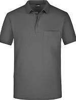 Daiber JN 922 Piqué polo s náprsní kapsou 02.0922 graphite
