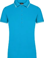 Daiber JN 985 Dámské piqué polo 02.0985 turquoise/white