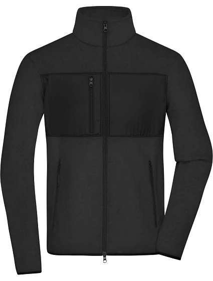 Daiber JN 1312 Pánská fleecová bunda 02.1312 black/black Daiber JN 1312 Pánská fleecová bunda 02.1312 black/black