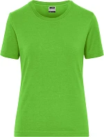 Daiber JN 1801 Dámské pracovní tričko z bio bavlny - Solid 02.1801 lime green
