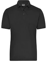 Daiber JN 1806 Pánské pracovní elastické bio polo - Solid 02.1806 black