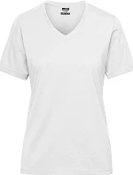 Daiber JN 1807 Dámské pracovní tričko z bio bavlny - Solid 02.1807 white