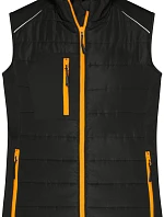 Daiber JN 1821 Dámská hybridní vesta 02.1821 black/neon orange
