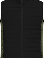 Daiber JN 1864 Pánská vesta s podšívkou 02.1864 black/olive melange