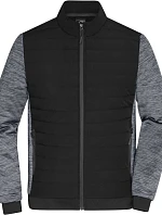 Daiber JN 1866 Pánská hybridní bunda 02.1866 black/carbon melange