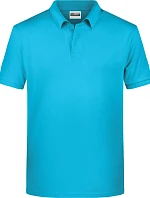 Daiber 8010 Pánské piqué polo z bio bavlny 02.8010 turquoise