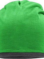 Daiber MB 7131 Žerzejová čepice s fleecovou podšívkou 03.7131 fern green/carbon