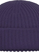 Daiber MB 7408 Pletená čepice "Fisherman" 03.7408 deep purple