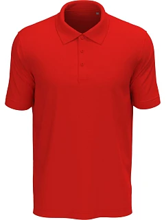 Stedman Lux Polo Pánské piqué polo "Lux" 05.9060 scarlet red