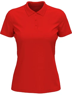 Stedman Lux Polo Women Dámské piqué polo "Lux" 05.9160 scarlet red