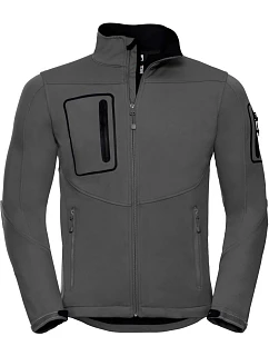 Russell Athletic 520M Pánská 3-vrstvá sportovní softshell bunda 10.520M titanium