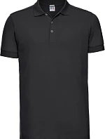 Russell Athletic 566M Pánské elastické piqué polo 10.566M black