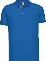 Russell Athletic 566M Pánské elastické piqué polo 10.566M azure blue