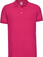 Russell Athletic 566M Pánské elastické piqué polo 10.566M fuchsia