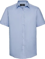 Russell Athletic 963M Košile s krátkým rukávem, vzor rybí kost 11.963M light blue