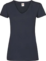 Fruit of the Loom Lady-Fit Valueweight V-Neck T Dámské tričko s výstřihem do V 16.1398 deep navy