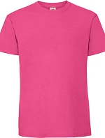 Fruit of the Loom Iconic 195 T Pánské těžké tričko 16.1422 fuchsia