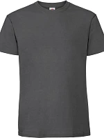 Fruit of the Loom Iconic 195 T Pánské těžké tričko 16.1422 light graphite