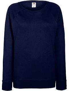 Fruit of the Loom Lady-Fit LW Raglan Sweat Dámská raglánová mikina 16.2146 deep navy