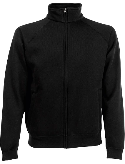 Fruit of the Loom Premium Sweat Jacket Mikina 16.2228 black Fruit of the Loom Premium Sweat Jacket Mikina 16.2228 black