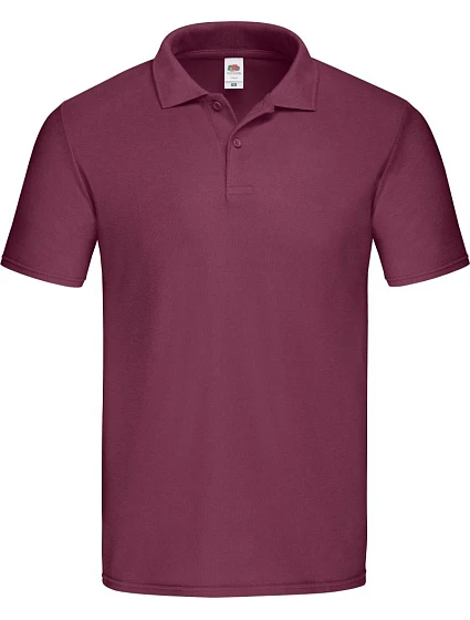 Fruit of the Loom Original Polo Pánské piqué polo 16.3050 burgundy Fruit of the Loom Original Polo Pánské piqué polo 16.3050 burgundy