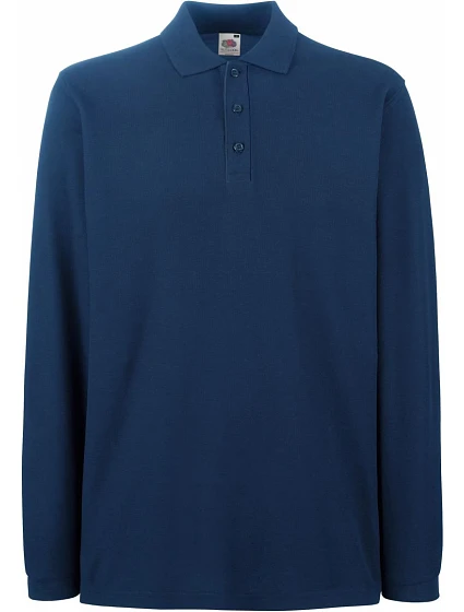 Fruit of the Loom Premium Polo LSL Piqué polo s dlouhým rukávem 16.3310 navy Fruit of the Loom Premium Polo LSL Piqué polo s dlouhým rukávem 16.3310 navy