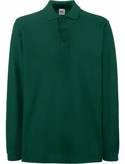 Fruit of the Loom Premium Polo LSL Piqué polo s dlouhým rukávem 16.3310 forest green Fruit of the Loom Premium Polo LSL Piqué polo s dlouhým rukávem 16.3310 forest green
