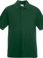 Fruit of the Loom Kids 65/35 Polo Dětské piqué polo 16.3417 bottle green