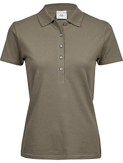 Tee Jays TJ 145 Dámské luxusní těžké strečové piqué polo 18.0145 clay