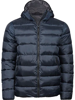 Tee Jays TJ 9646 Lehká pánská prošívaná bunda s kapucí 18.9646 navy